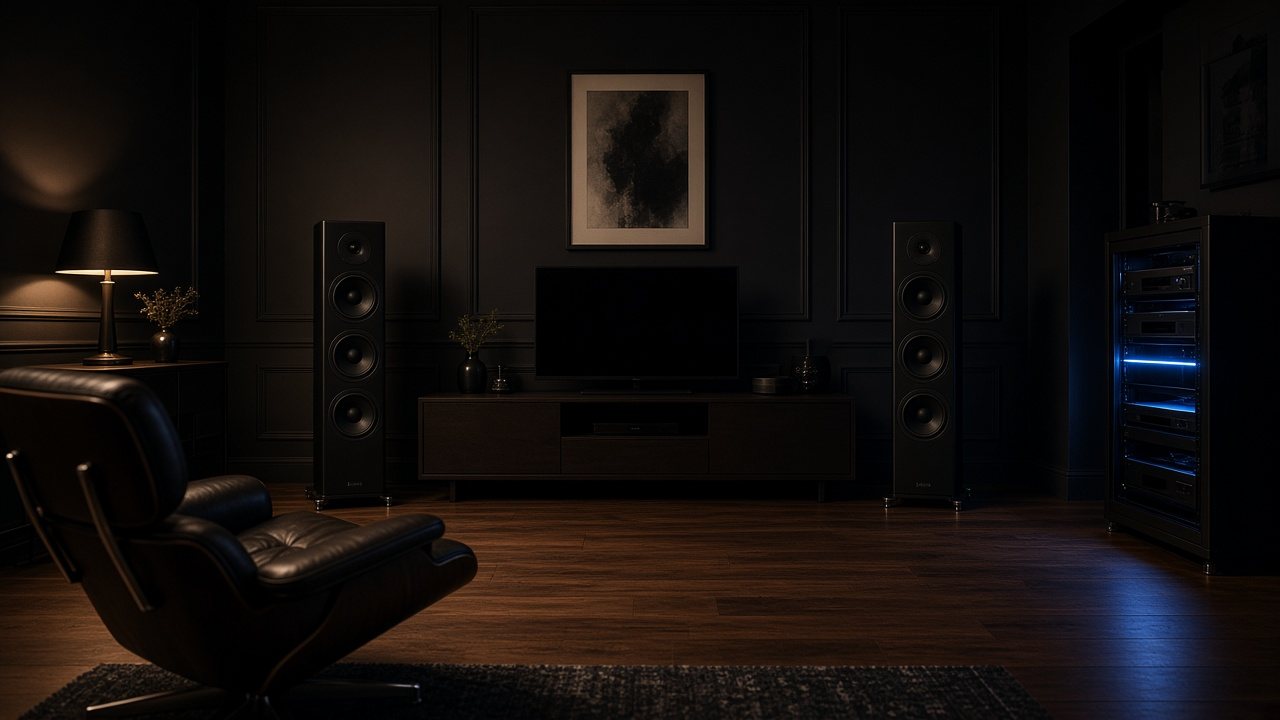 Two-channel listening room