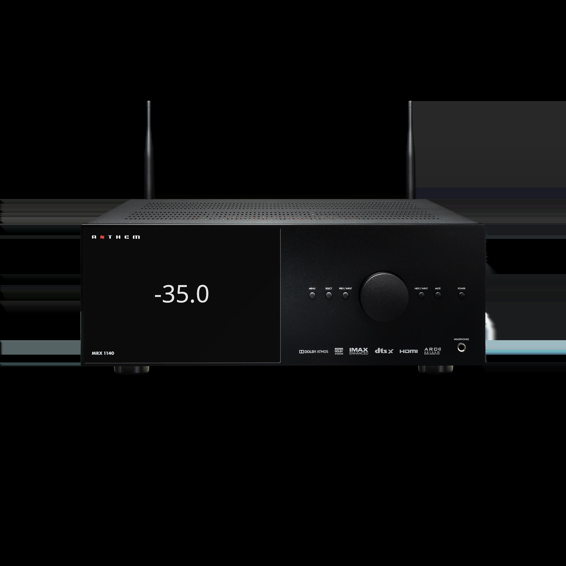 Anthem MRX AVR front panel for home theater