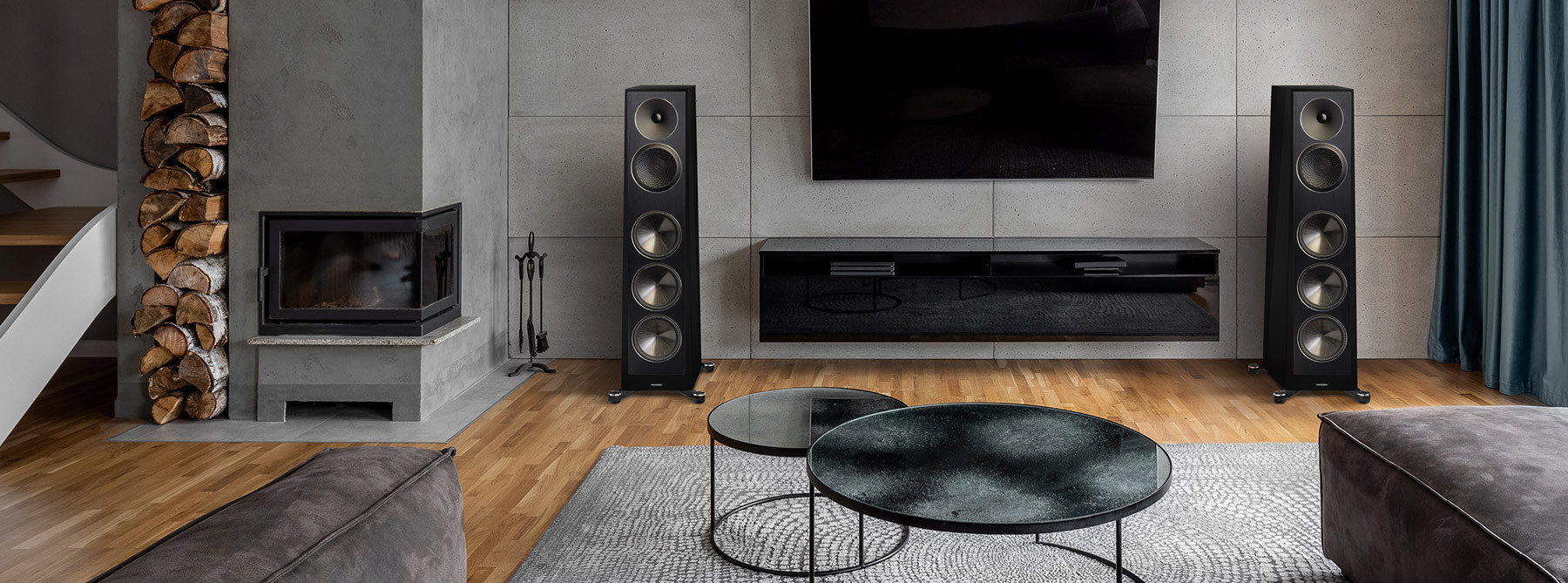 Paradigm Founder home theater room setup